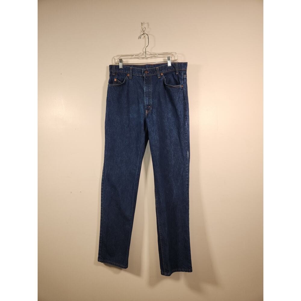 LEVI STRAUSS Vtg USA Orange Tab 509 Jeans Mens Tag 36 x 33 Fits 34 x 33 Straight